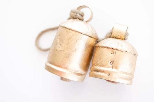 Medium Brass Tula Christmas Bell