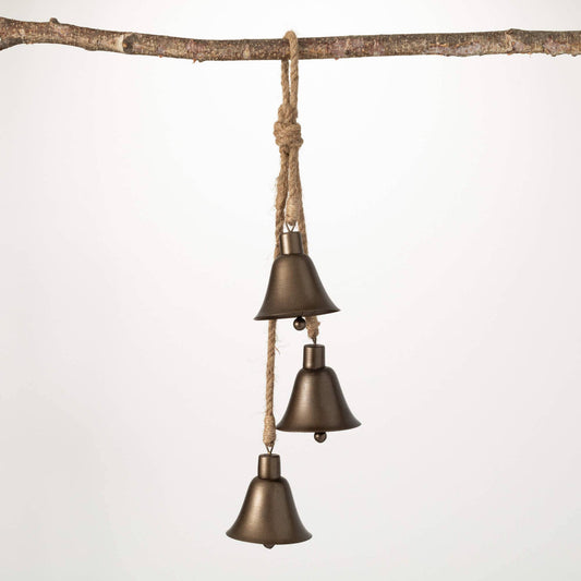 Bronze Christmas Bell Cluster