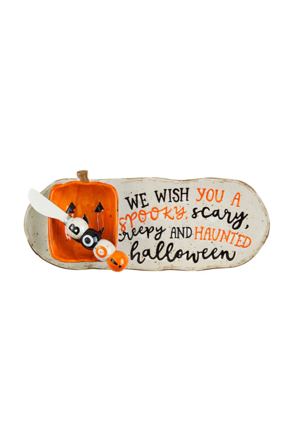 We Wish You A Spooky Tray & Dip Set