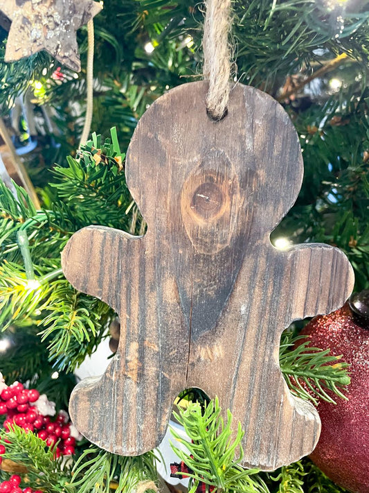 Wooden Gingerbread Ornament