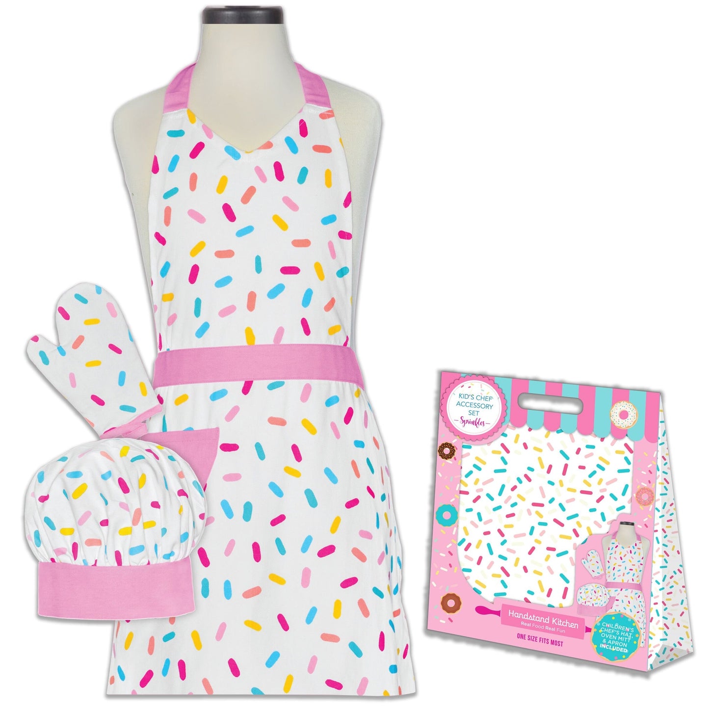 Sprinkles Deluxe Child Apron Set