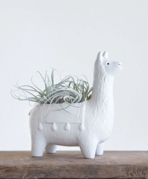 Llama Succulent Pot
