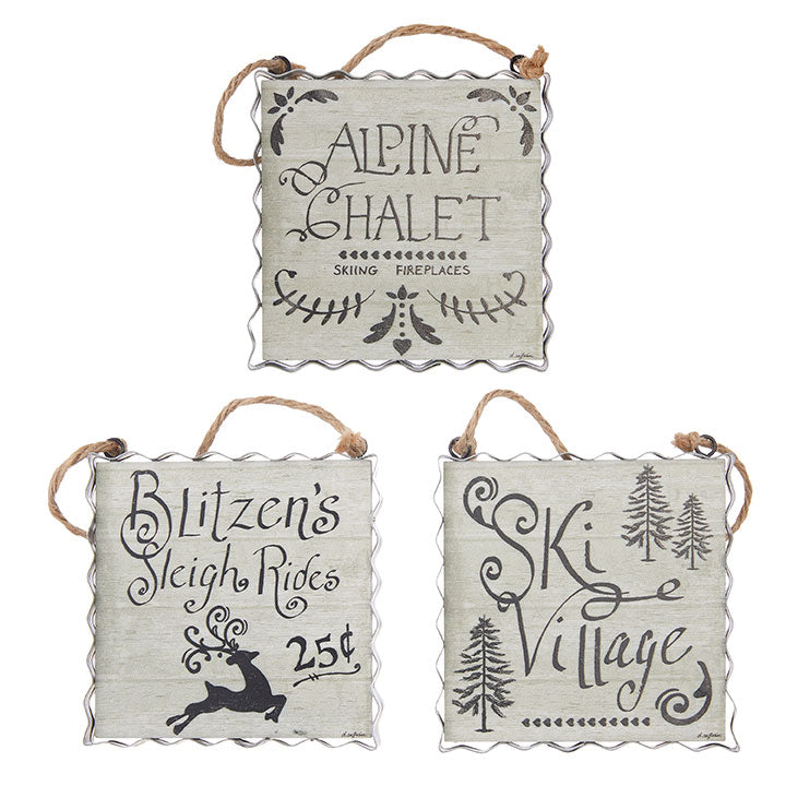 Alpine Holiday Ornaments